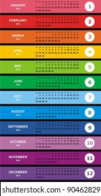 VECTOR - Calendar Design 2013