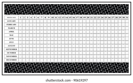 VECTOR - Calendar Design 2013
