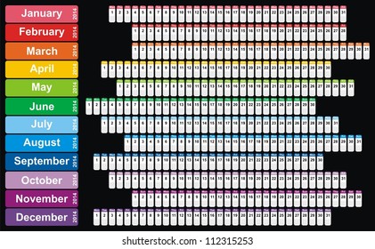 VECTOR - Calendar Design 2014