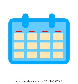 vector calendar event reminder, web year calendar illustration - date sign symbol