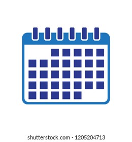 Vector calendar event reminder, web year calendar illustration - date sign symbol. Calendar icon. Vector.