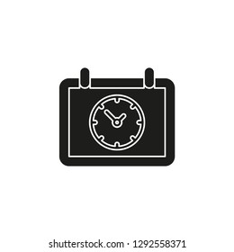 vector calendar events illustration - schedule meeting time reminder sign symbol