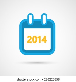 Vector Calendar Icon - 2014