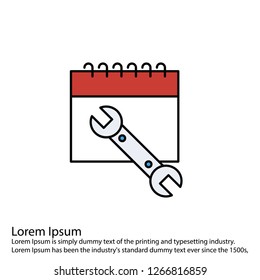 Vector calendar icon