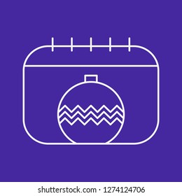 vector calendar icon 
