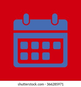 Vector calendar icon.