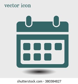 Vector calendar icon.