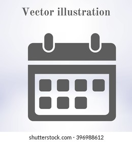 Vector calendar icon.