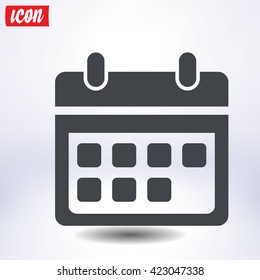 Vector calendar icon.