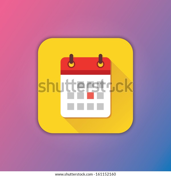 Vector Calendar Icon Stock Vector Royalty Free 161152160 Shutterstock