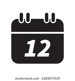 Icono de calendario de Vector arte de dibujo a mano
