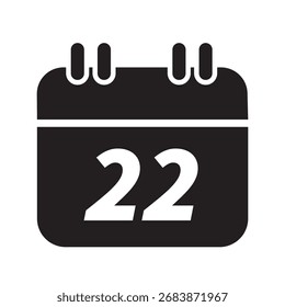Icono de calendario de Vector arte de dibujo a mano