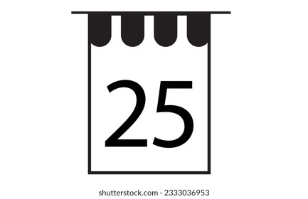 VECTOR CALENDAR ICON. IN THE STYLE OF BLACK LINES. GREAT TO USE AS A SYMBOL OF TIME AND OTHER DESIGN NEEDS