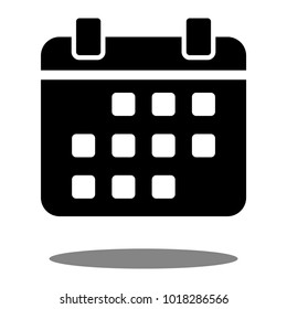 Vector Calendar Icons. Event add delete progress