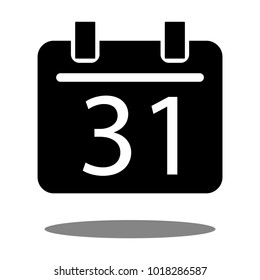 Vector Calendar Icons. Event add delete progress