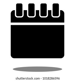 Vector Calendar Icons. Event add delete progress