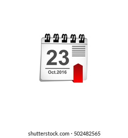 Vector calendar illustration