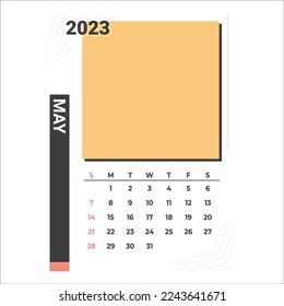 calendario vectorial a más tardar en mayo de 2023