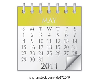 Vector Calendar May 2011