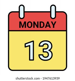 Vektorkalender-Rahmenbild-Design
