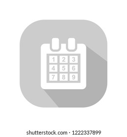 
vector calendar simple, flat design