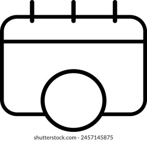 Vector de calendario sobre fondo blanco. eps 10 calandra.