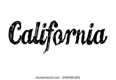 Vector california text typography design for tshirt hoodie baseball cap jacket and other uses vector