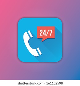 Vector Call Service Icon