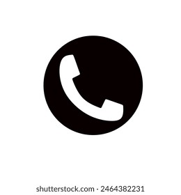 Vector call symbol for mobile and online applications. phone icon; phone sign and symbol; get in touch with us

