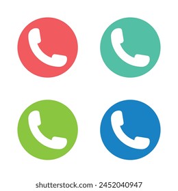 Vector Call Us Now Icons. Phone Call Icon Set