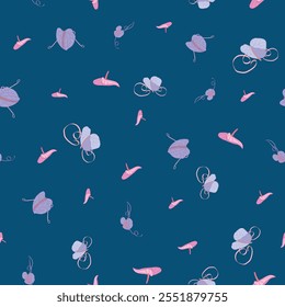 Vector Calla Lily Seamless Pattern for textiles, wallpapers and elegant designs