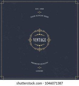 41,090 Vintage ornate circle logo Images, Stock Photos & Vectors ...