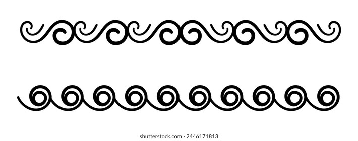 Vector calligraphic and ornament design