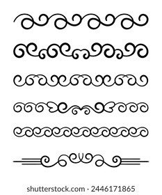 Vector calligraphic and ornament design