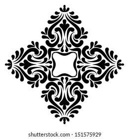 Vector Calligraphic Ornament. Design Element