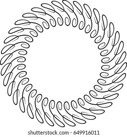 Vector Calligraphic Swirl Elements for your Design . 