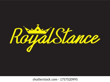 
Vector calligraphic text sticker for car