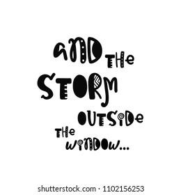 Vector calligraphy. Hand drawn lettering poster. Vintage typography card with fun letters.