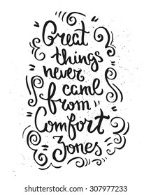 Vector calligraphy. Hand drawn lettering poster. Vintage typography card.
