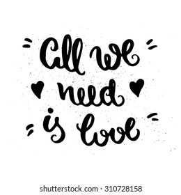 Vector calligraphy. Hand drawn lettering poster. Vintage typography card.