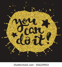 Vector calligraphy. Hand drawn lettering poster. Vintage typography card.