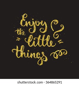 Vector calligraphy. Hand drawn lettering poster. Vintage typography card.