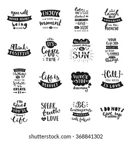 Vector calligraphy. Hand drawn lettering collection. Vintage illustration.