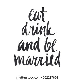 Vector calligraphy. Hand drawn lettering poster. Vintage typography card.