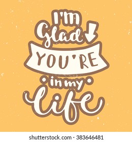 Vector calligraphy. Hand drawn lettering poster. Vintage typography card.