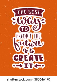 Vector calligraphy. Hand drawn lettering poster. Vintage typography card.