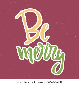 Vector calligraphy. Hand drawn lettering poster. Vintage typography card.