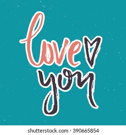 Vector calligraphy. Hand drawn lettering poster. Vintage typography card.