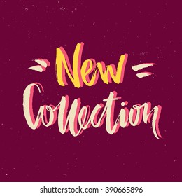 Vector calligraphy. Hand drawn lettering poster. Vintage typography card.