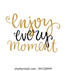 Vector calligraphy. Hand drawn lettering poster. Vintage typography card.